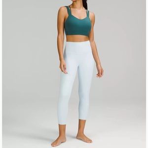 NWT Lululemon Light Blue Align 25’ with pockets